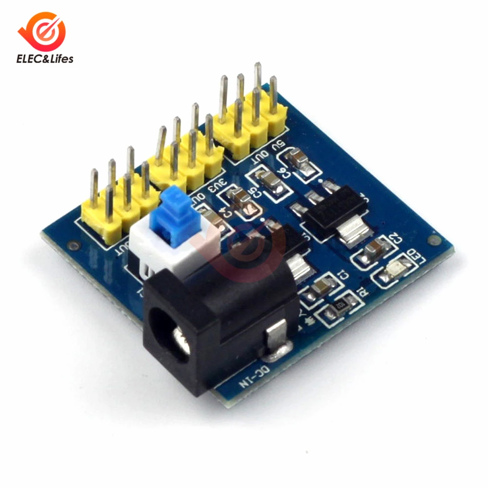 Регулируемый понижающий модуль питания для Arduino от 12 В до 3 5 1 шт. | Строительство и