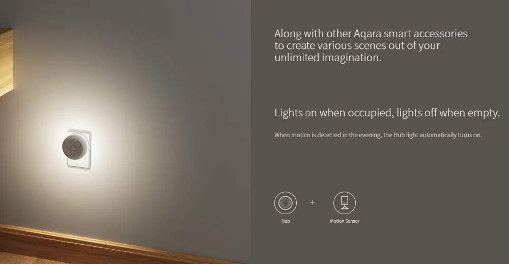 AQara Смарт шлюз концентратор Беспроводной Wi-Fi Zigbee соединение RGB светодиодный ночной Светильник для Homekit версия приложения удаленного Управление