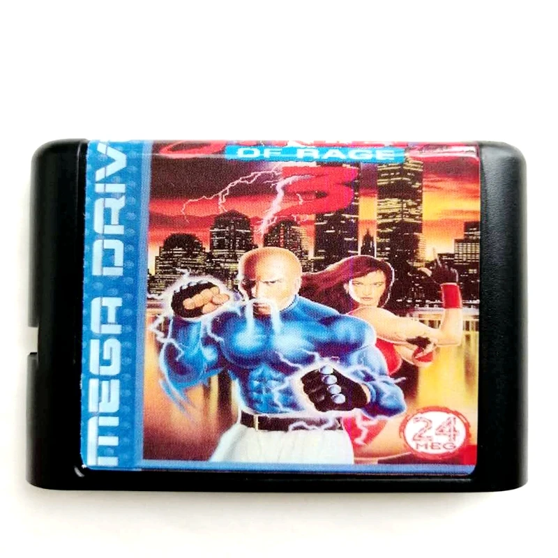 Карта памяти Streets Of Rage 3 16 bit MD для sega Mega Drive 2 для sega Genesis Megadrive