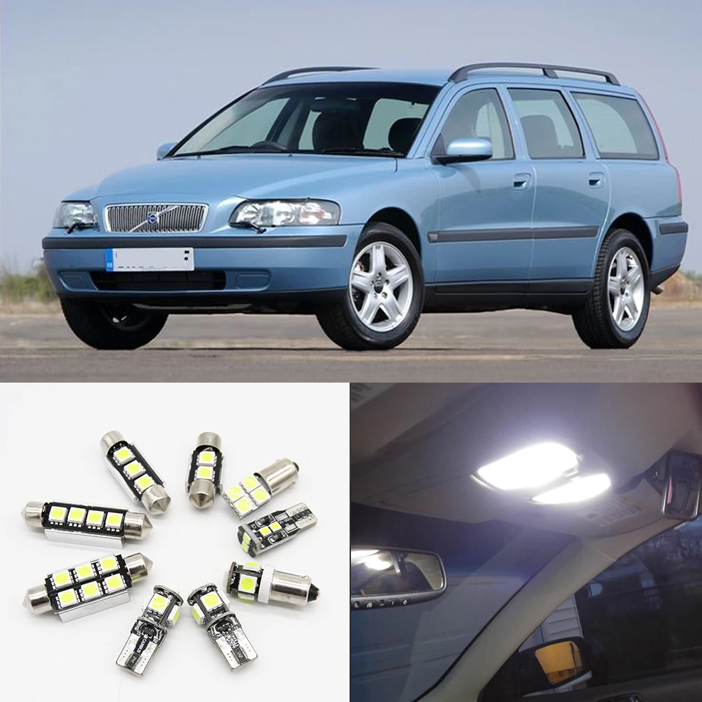 14 шт. детские лампы для Volvo V70 1998 1999 2000|led interior light|interior lightled trunk light |