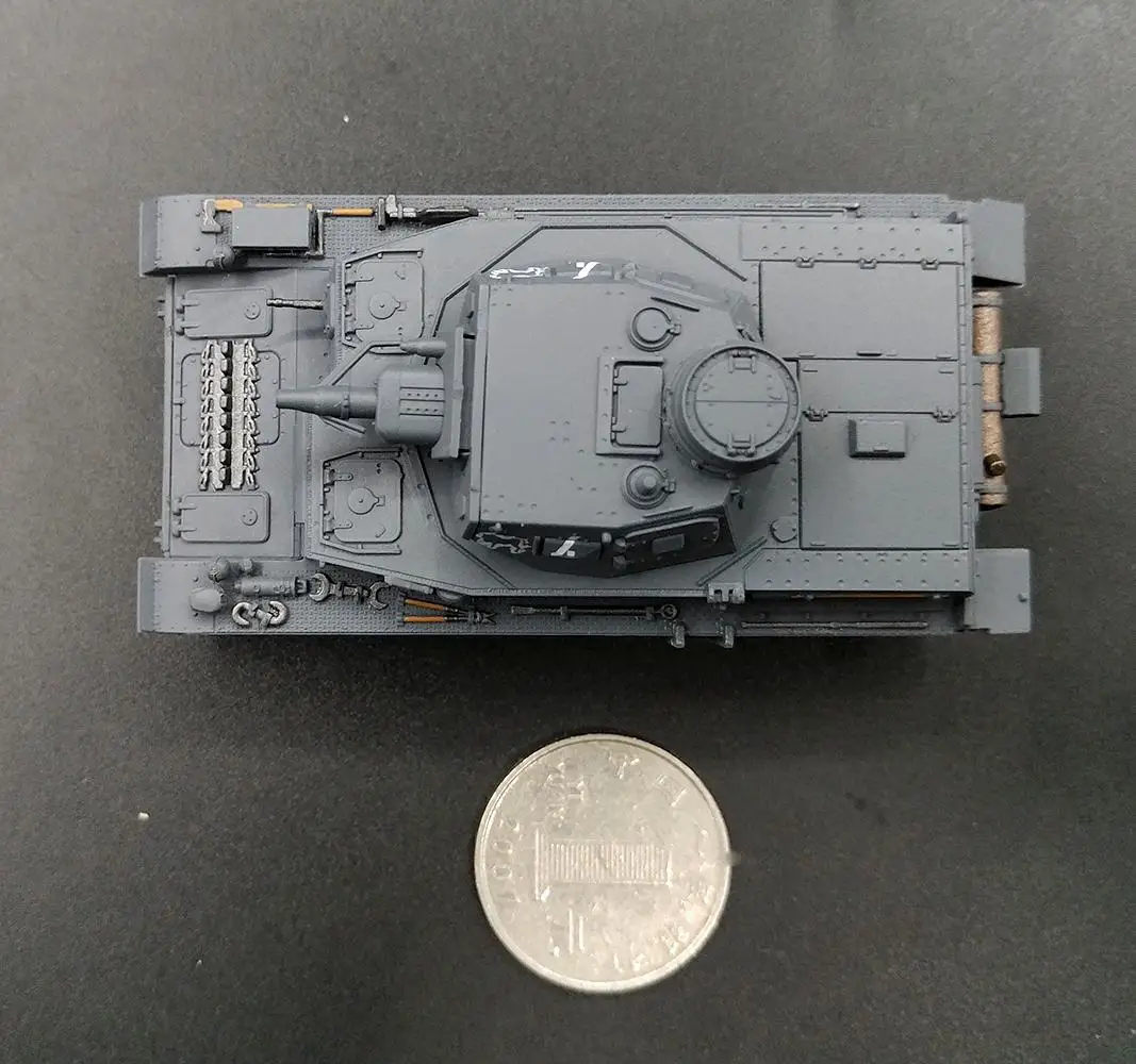 Дракон Второй мировой войны немецкий Pz. Kpfw. IV Ausf. D 1/72 Танк модель закончена без