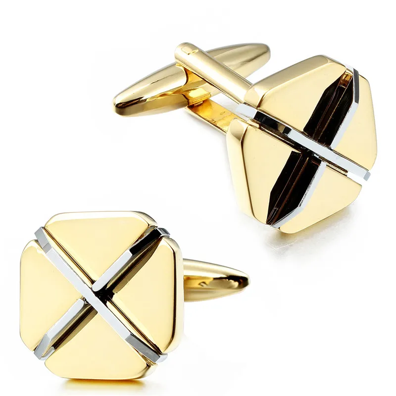 HAWSON Позолоченные мужские запонки модные кнопка для свадебного платья|cuff links|f