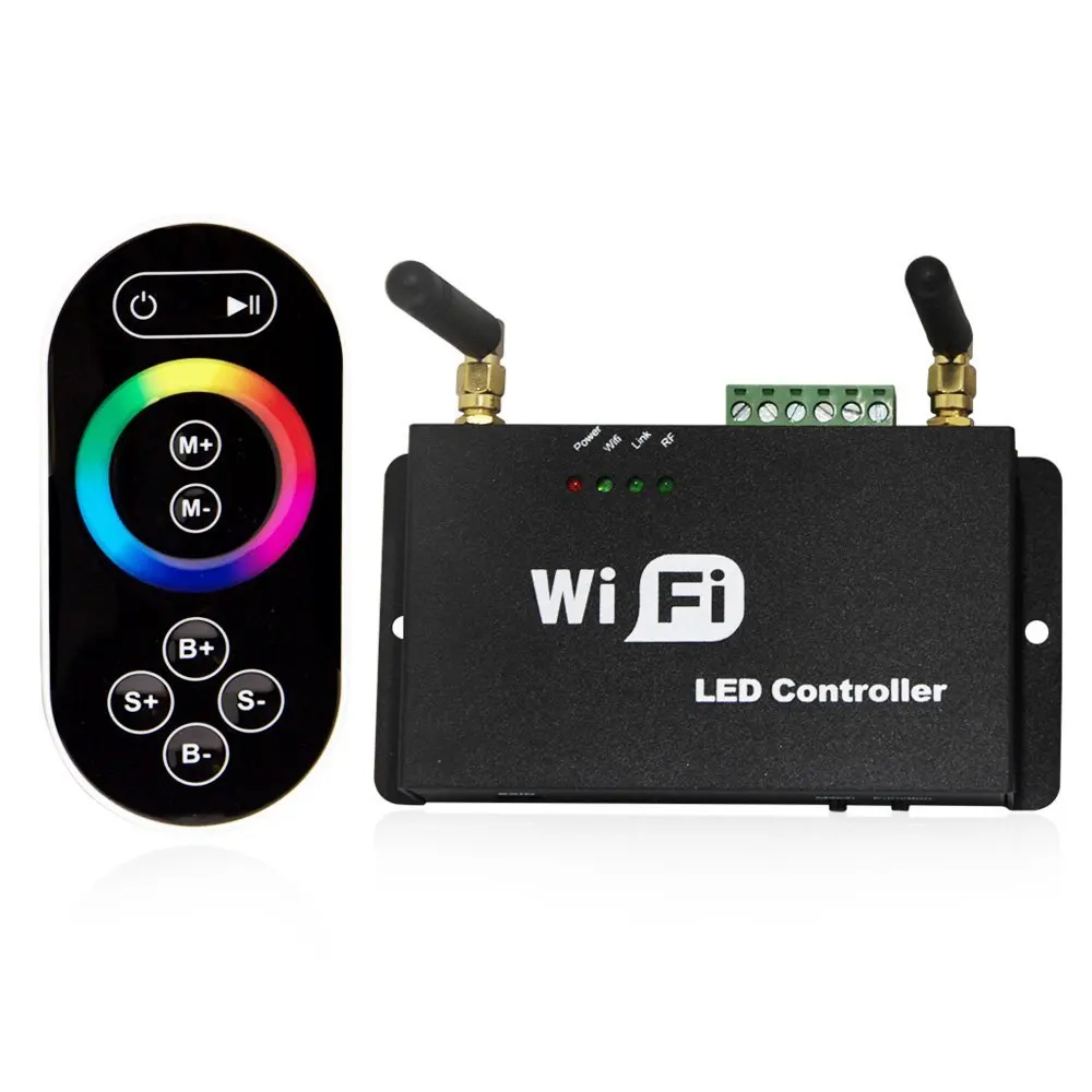 Wi Fi RF пульт дистанционного управления RGB/Dual/один Цвет светодиодный диммер IOS и Android