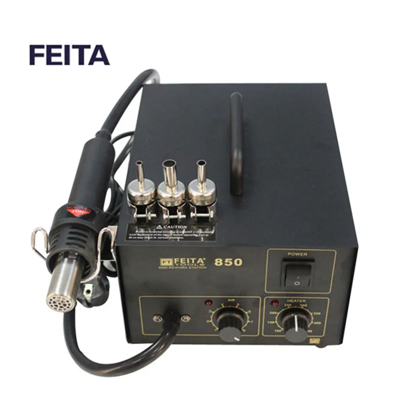 

Высококачественный пистолет горячего воздуха FEITA FT850, бессвинцовая SMD наладочная станция с горячим воздухом