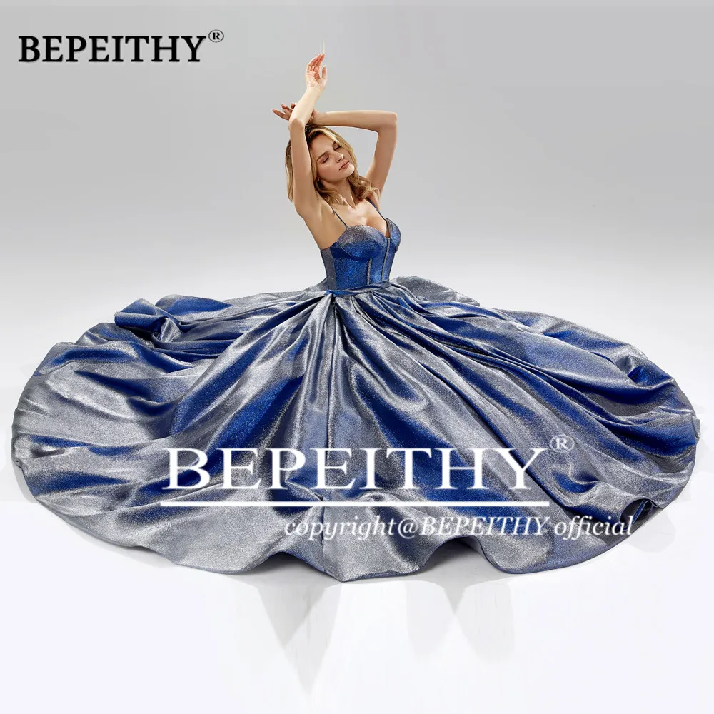 BEPEITHY милое бальное платье, блестящее длинное вечернее платье, вечерние платья, vestido de festa, блестящие винтажные Выпускные платья