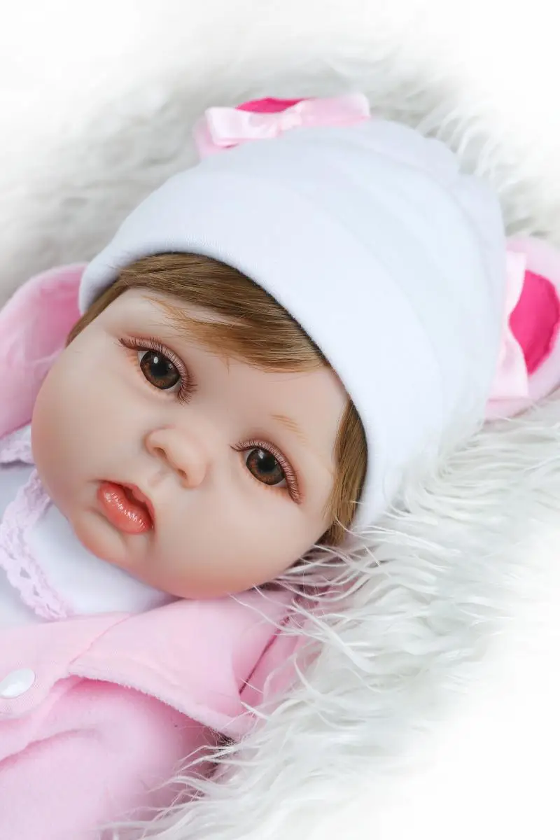 Куклы boneca reborn baby l. o. l 22 дюйма 55 см силиконовые куклы для детского подарка bebes