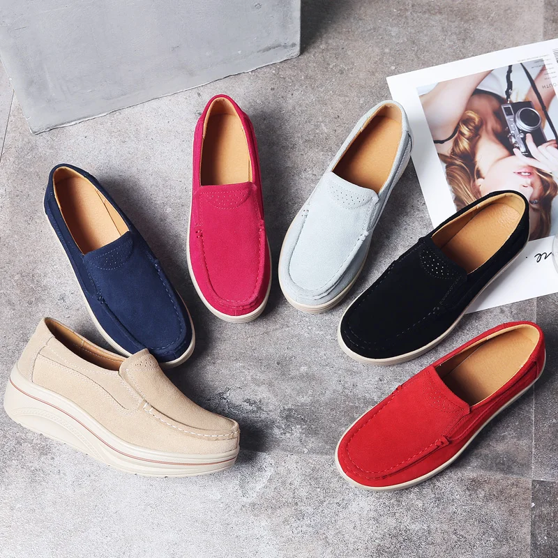 TKN/Женская обувь на плоской подошве сезон весна кроссовки платформе кожаная