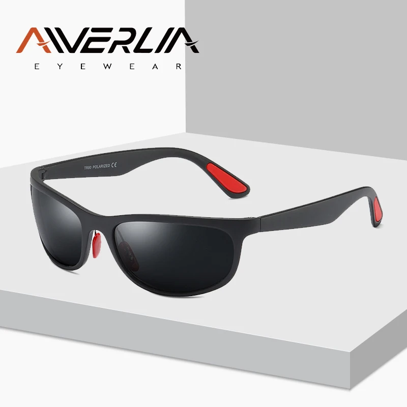 

AIVERLIA Polarized Sunglasses Men Women Driving Male Sun Glasses Fishing Sport Style Eyewear Brand Design Black Goggles AI07