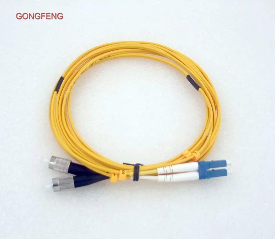 10 шт. Новинка 3m LC/UPC-FC/UPC Одномодовый двухъядерный волоконный джемпер соединитель