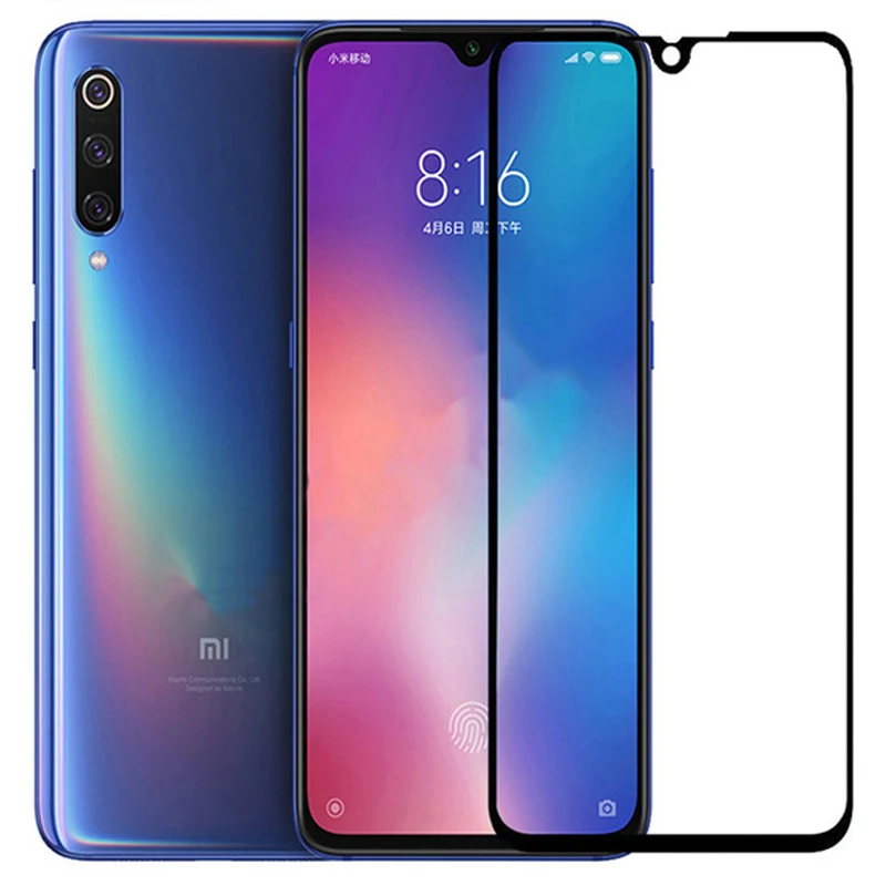 2 шт. полностью клеящееся закаленное 3d-стекло для Xiaomi Mi 9 SE Mi9 полноэкранная