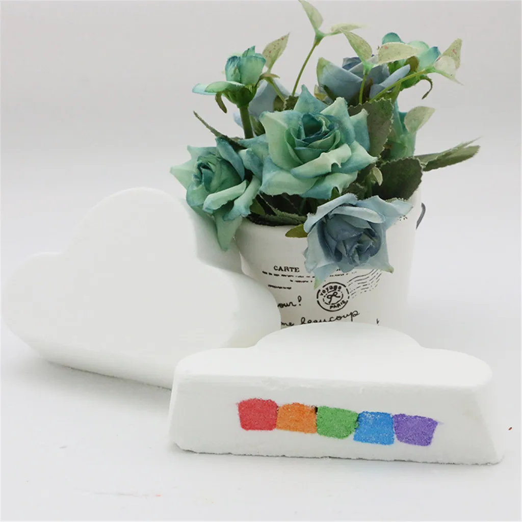 Домашнее мыло для ванной соль бара Радужный мыльный шар ручная работа уход за