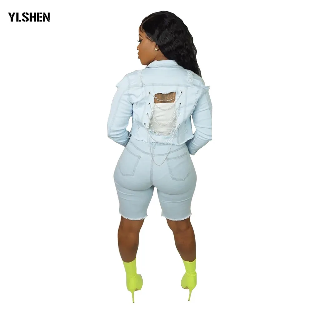 Женские джинсовые шорты с кисточками, летние шорты с дырками до колена, большие размеры, 2019 от AliExpress RU&CIS NEW