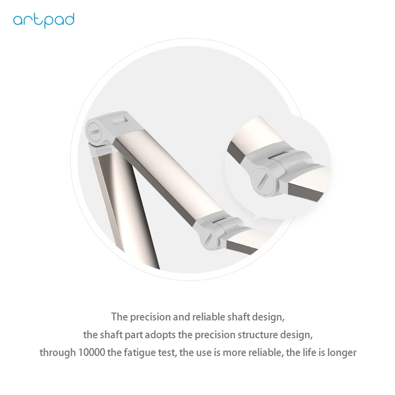 ArtPad 5W Folding Sucker LED Table Lamp With 3-Grade Brightness Touch Dimmer Intelligent Eye Desk | Освещение