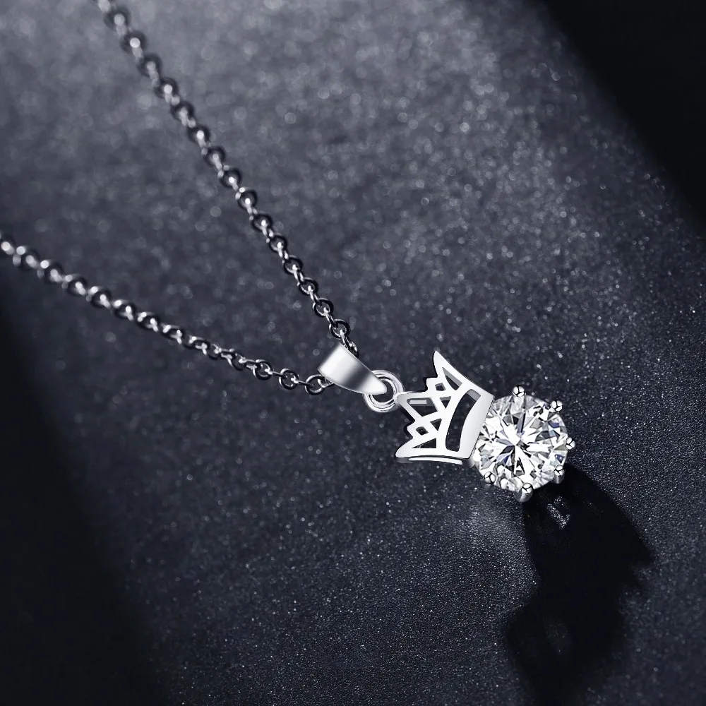 Женское колье с кристаллами vendimia Серебряное чокер цепочкой и подвесками|pendants for