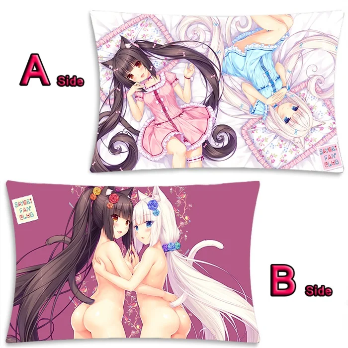 23 Аниме Nekopara Chocolat ванильный Azuki кокосовый клен Dakimakura обнимающий чехол для подушки для тела, наволочка для подушки, 2WAY 35x55 см - Цвет: 23