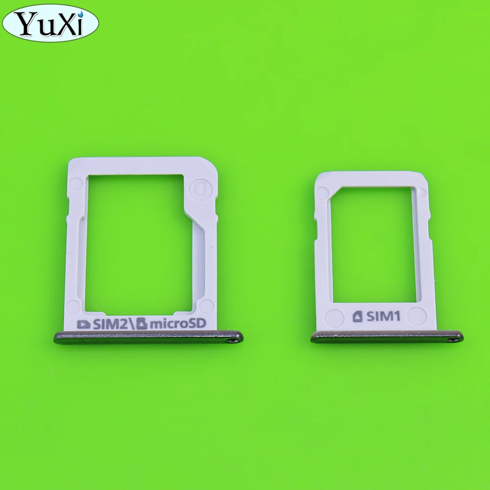 Юйси корпус sim-карты micro SD лоток Слот держатель для samsung Galaxy E5 E500 E7 E700 серебряный цвет