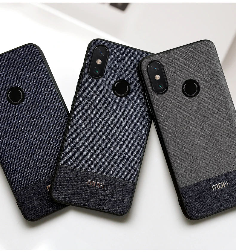 Чехол mi Max 3 для Xiaomi mi Max 3 чехол Mofi для Xiao mi Max 3 Чехол темного цвета Джентльмен деловой стиль ручная работа