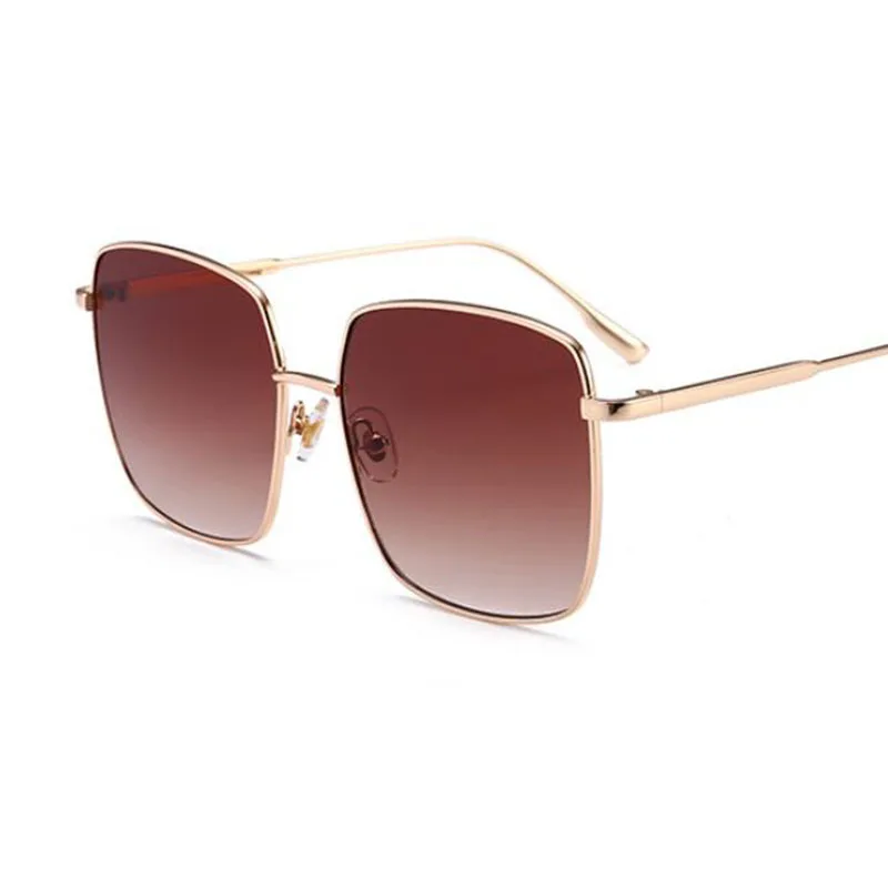 Металлические зеркальные Квадратные Солнцезащитные очки 2020 итальянский бренд