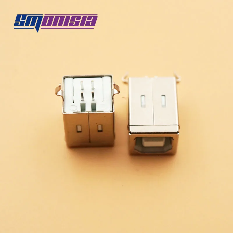 

1000pcs Vertical B-type Printer Motherboard Connector 180 degrees D-type printer interface Socket