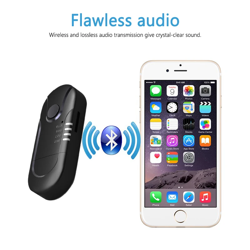 DDHAO fm-передатчик 3 5 Aux смартфон модулятор громкой связи Bluetooth автомобиль