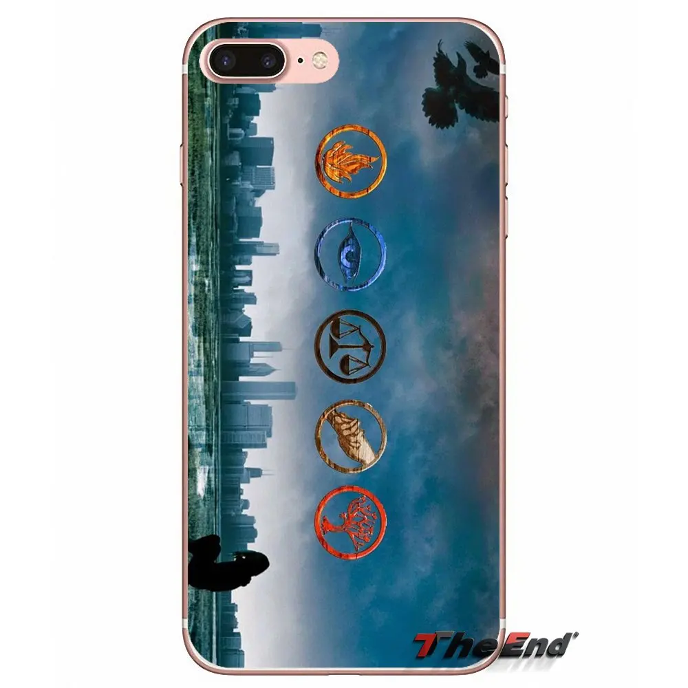 Для Huawei Honor 7X V10 6C V9 6A Play 9 Mate 10 Pro Y7 Y5 P8 P10 Lite Plus GR5 2017 TPU чехол Divergent Allegiant Symbols