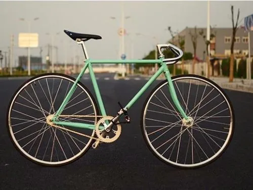 Фиксированная Шестерня велосипедная Рама 700C обод колеса 52 см fixie неподвижная