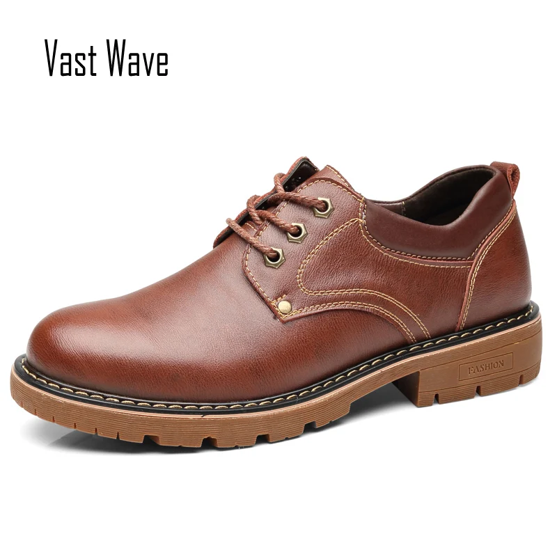 VASTWAVE Высококачественная Мужская Повседневная обувь 2019 новые туфли на плоской