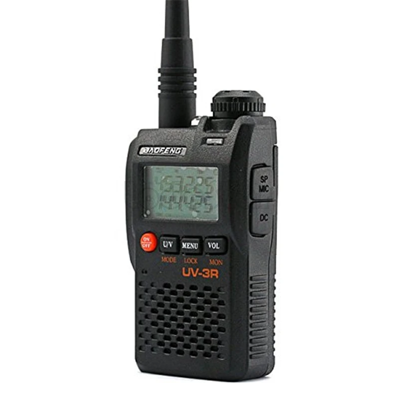 Оригинальные мини Baofeng UV-3R Двухканальные рации Dual Band 136-174/400-470 двухдиапазонный УКВ