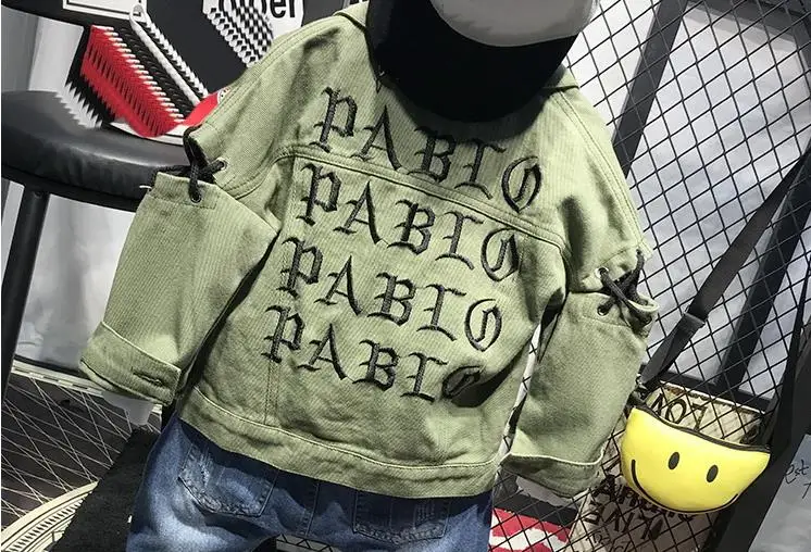 

Children's Set Spring and Autumn Baby Boy Clothes Set Child Letter Jacket + T-Shirt + Jeans 3 Piece Set Children's Clothing Set