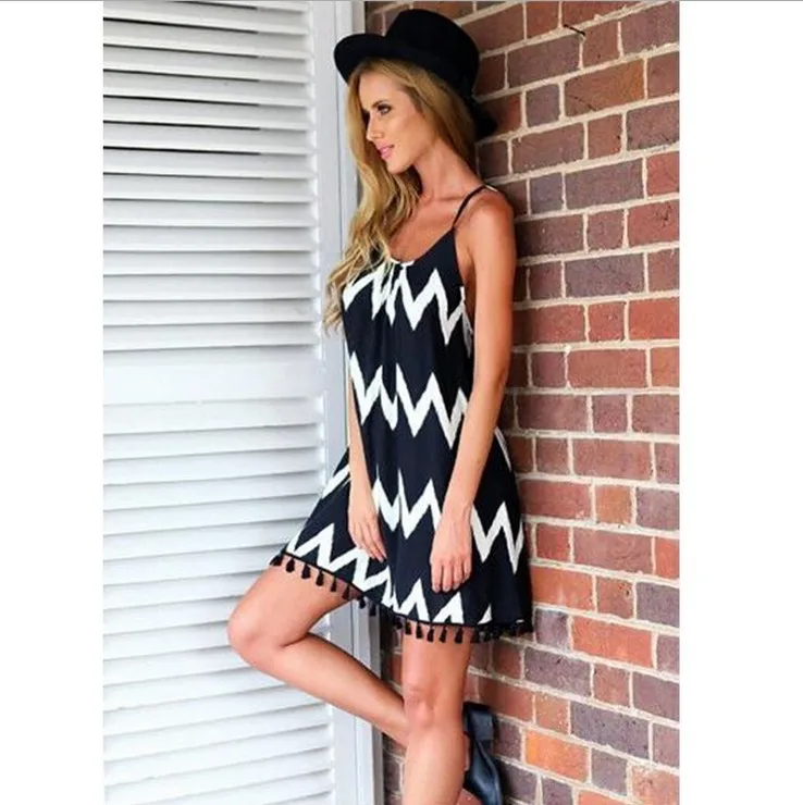 Новая лента с волнами подвесное платье на лето 2019 | Женская одежда