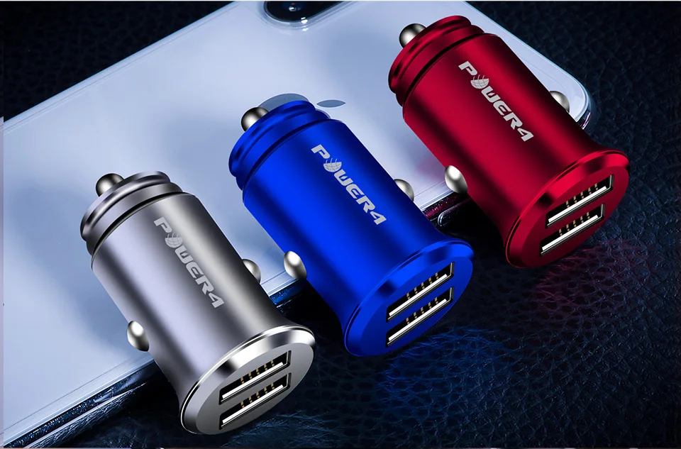 Power4, 4.8A, супер быстрое автомобильное зарядное устройство для телефона, наушники, mp3-плеер, зарядка, смарт, двойной USB, автомобильное зарядное устройство для samsung S8 S9