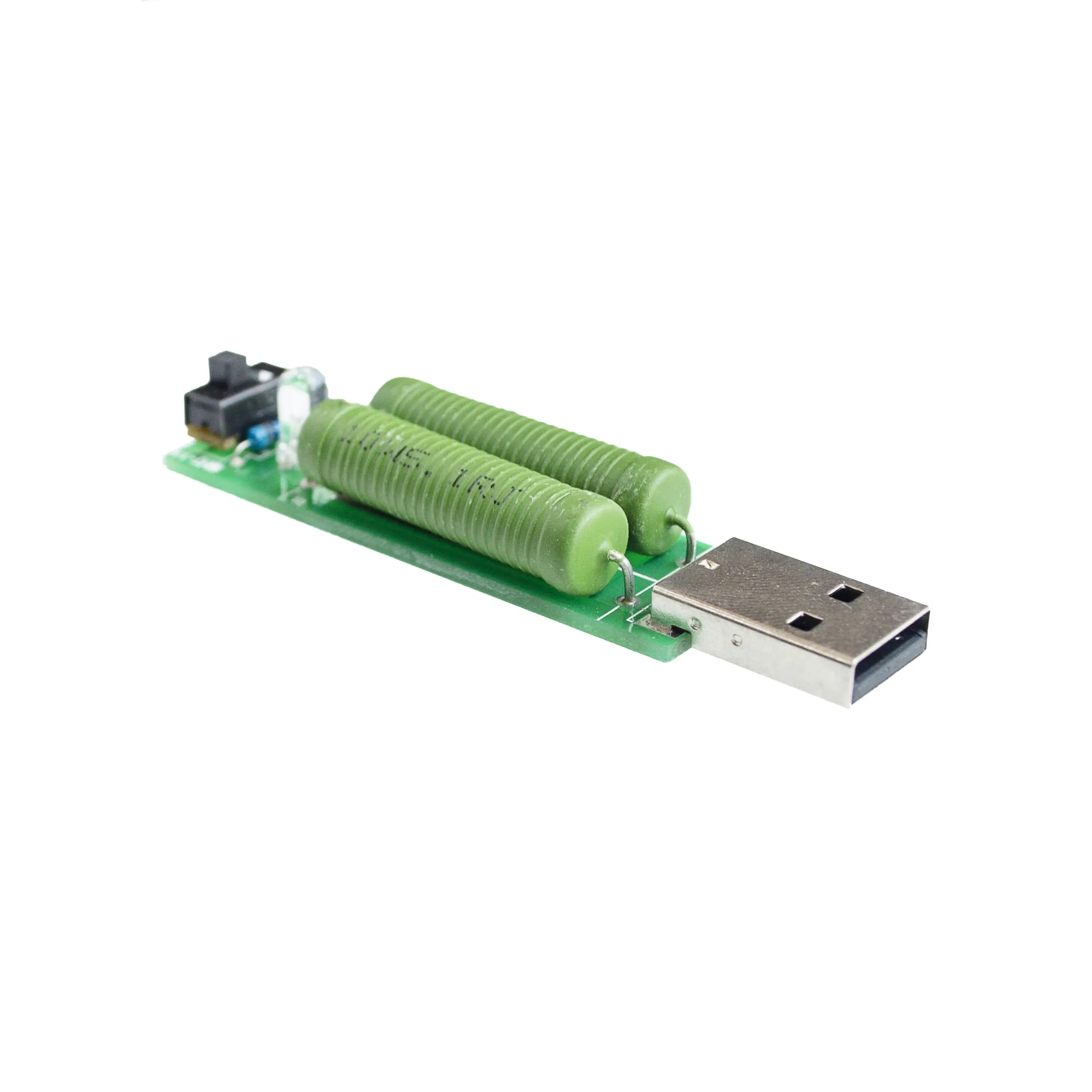 USB мини разрядный нагрузочный резистор 2а/1А с переключателем 1А зеленый светодиод