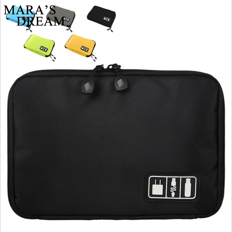 

Mara's Dream New Electronic Accessories Travel Bag Nylon Travel Organizer Line SD Card USB Cable Digital Device Bags