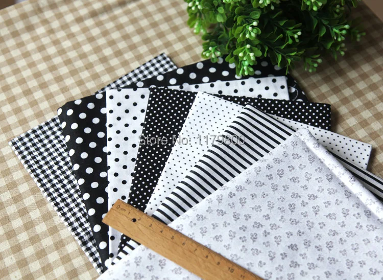 7 шт. предварительно срезанный комплект для полных четвертей 100% хлопок стеганое