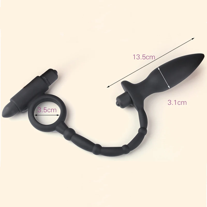 Sex Anal Plug Prostate Massager Cock Ring Vibrating Penis Double Vibrator Chastity Game Erotic Adult Toys For Men |