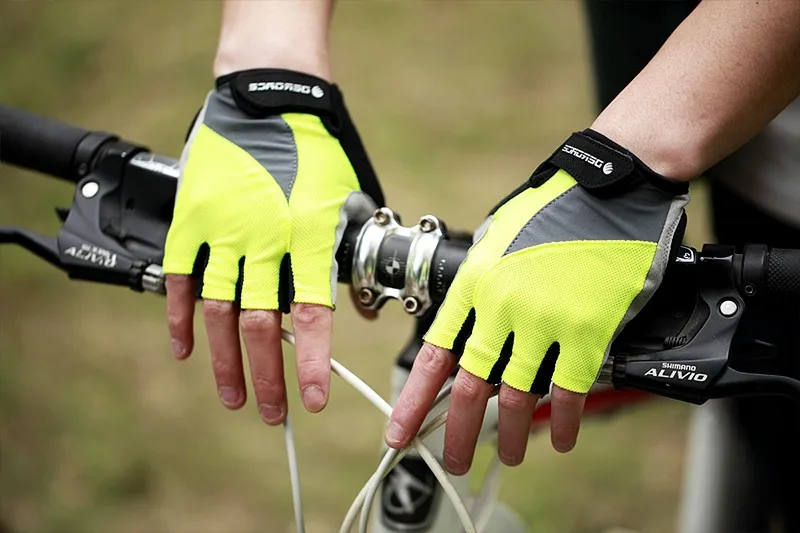 Нескользящие дышащие полпальца летние велосипедные перчатки Guantes Ciclismo Guanti Luvas горный велосипед велосипедные перчатки Gants Velo G-002