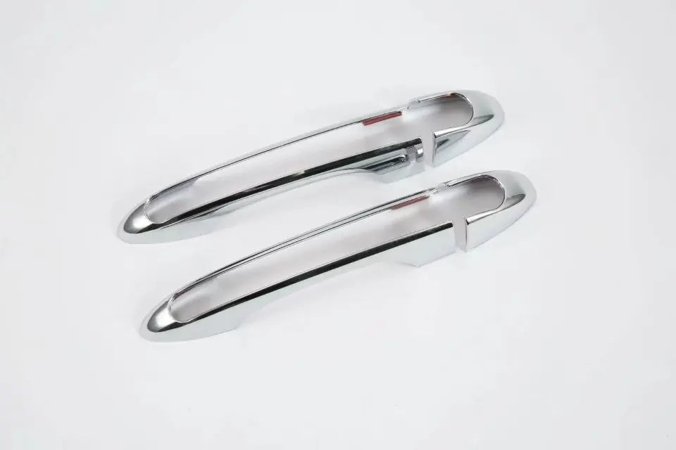One Set Luxurious ABS Chrome Side Door Handle Bowl Protector Cover Trim For Jeep Compass 2017 Exterior Car Styling | Автомобили и