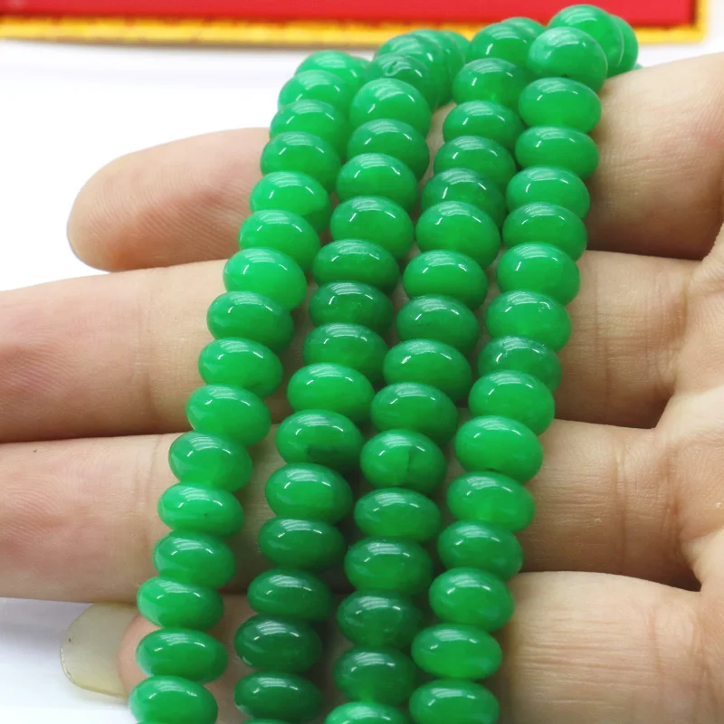 5x8 мм светло зеленый авантюрин халцедон форма Абак свободные бусины 15 &quotВысокое