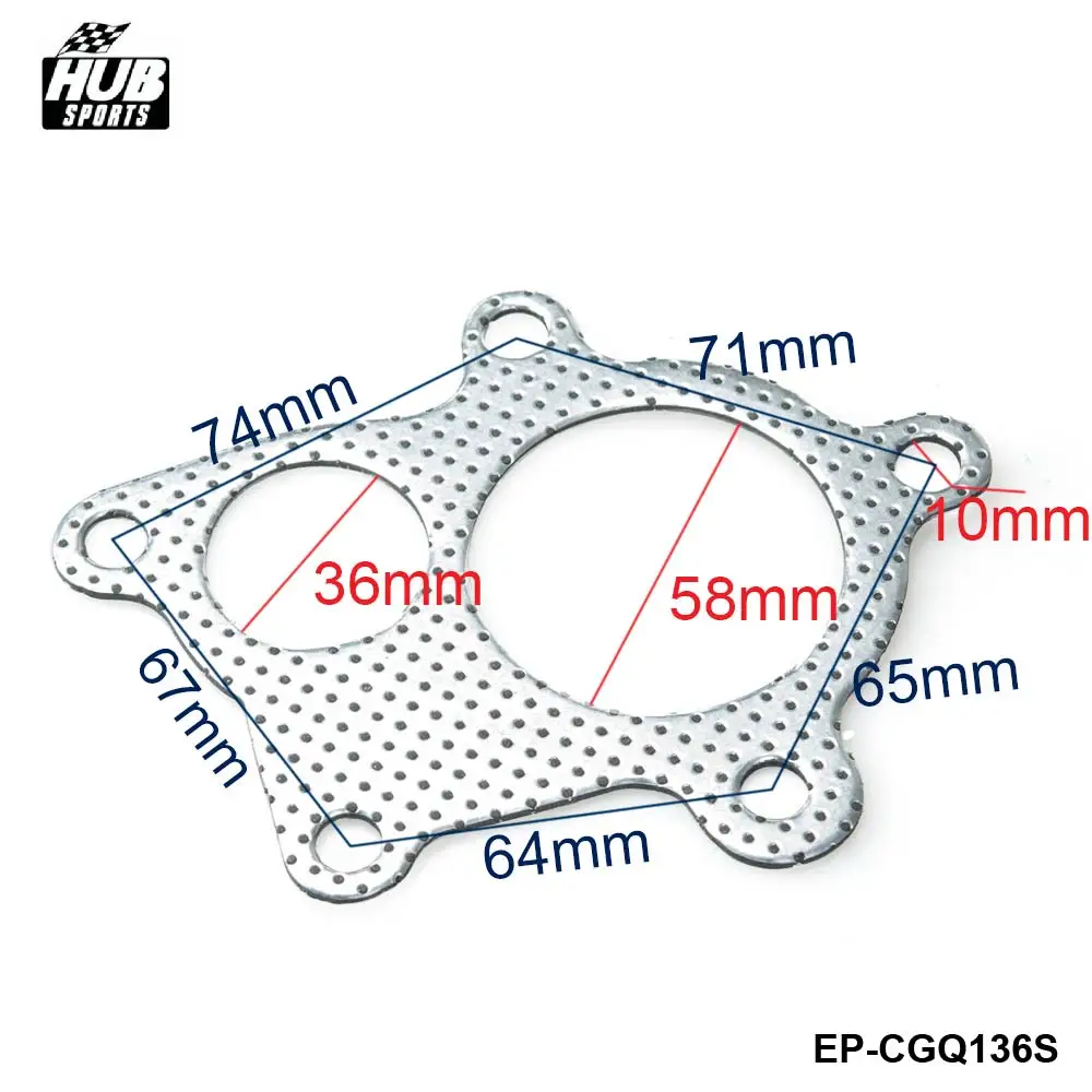 10 шт./лот T3 T4 5 Bolt прокладка потолочной трубы для Honda Civic H22 f22 b16 b18 d16 Turbo подъемная