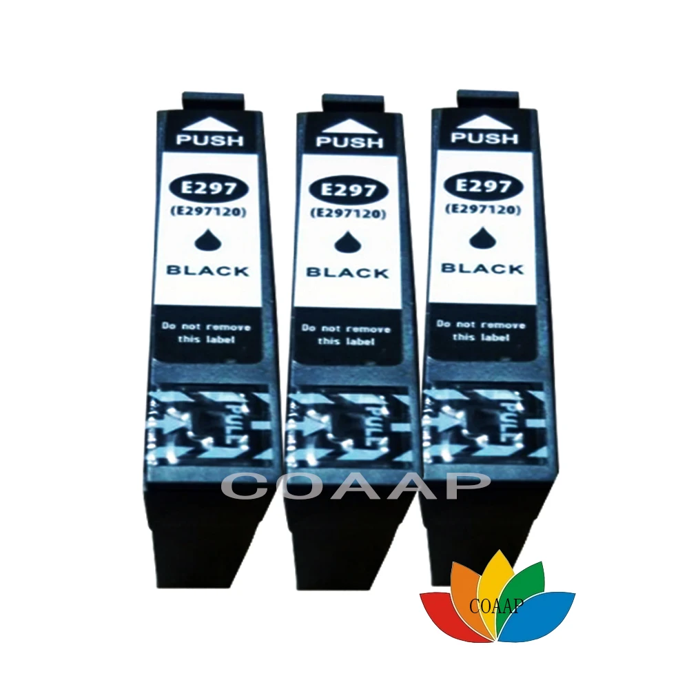 Черные чернильные картриджи T2971 для струйного принтера Epson XP 231 431 241 3 шт. |