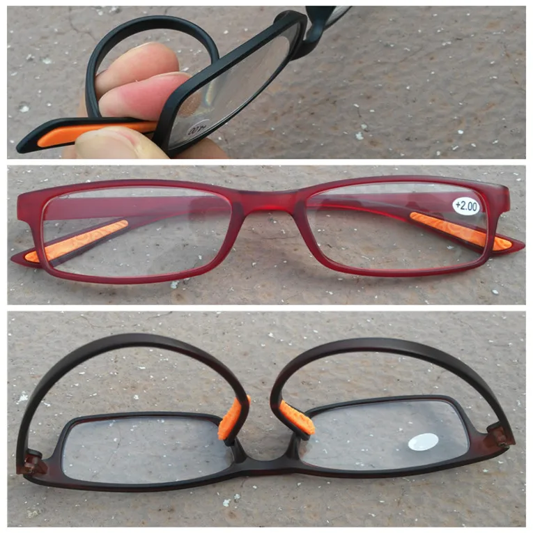 Очки для чтения женщины и мужчины унисекс кадр красно коричневый черный lucency