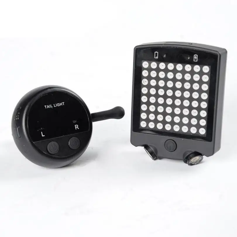 Беспроводной рулевой фонарь для велосипеда лазерный задний перезаряжаемый