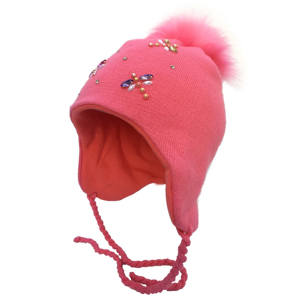 MTTZSYLHH children's winter hat girls knit brand new thick warm | Аксессуары для одежды