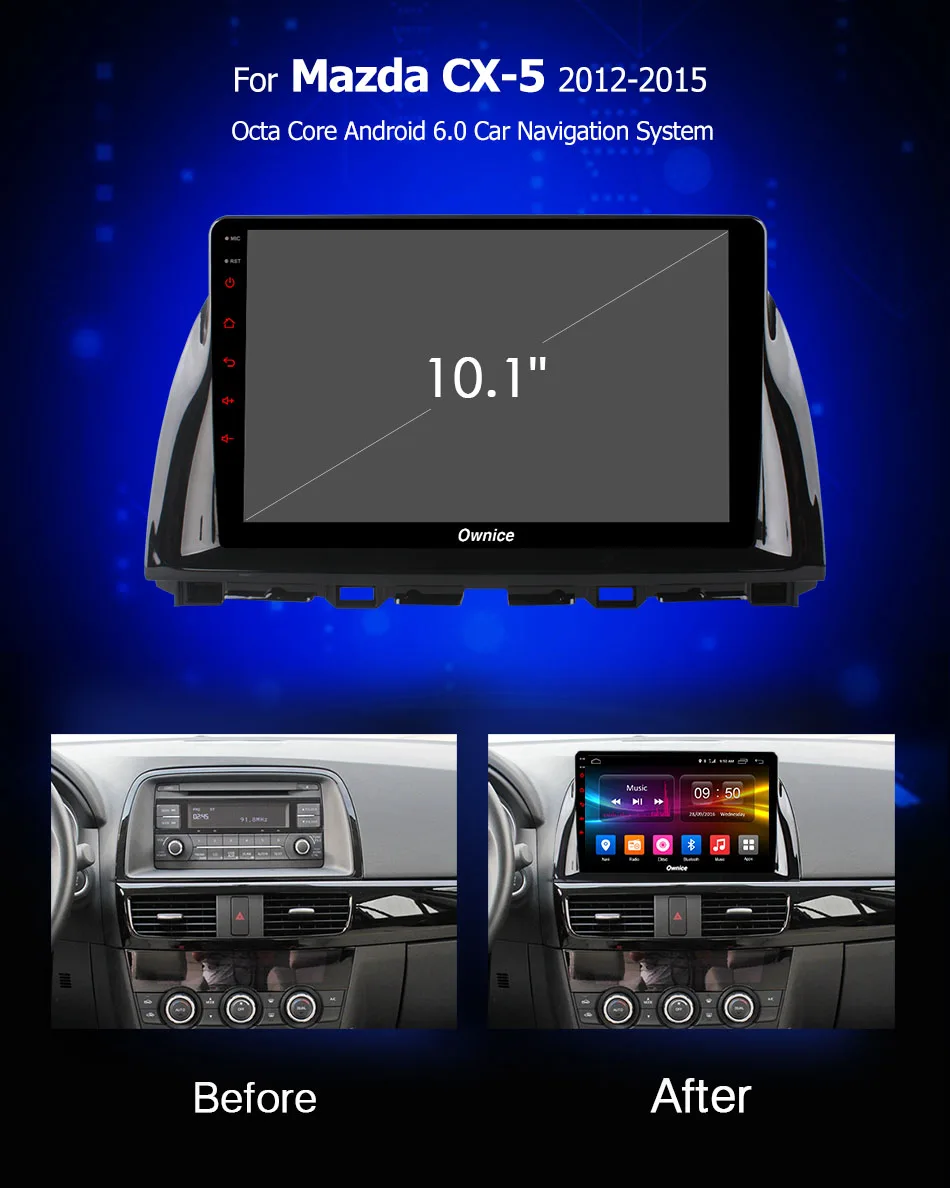 Owice K1 K2 10 1 &quotВосьмиядерный Android 8 авто радио Navi gps DVD для Mazda CX 5 2012 2013 2014 2015 4G LTE сеть DAB