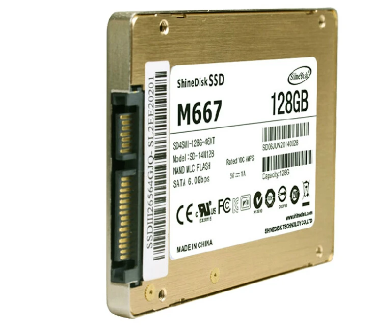 New ShineDisk M667 128GB SSD Disk 2.5&quot inch SATA 3/2 128G Hard Drive HD Solid State for Notebook Laptop Computer | Компьютеры и