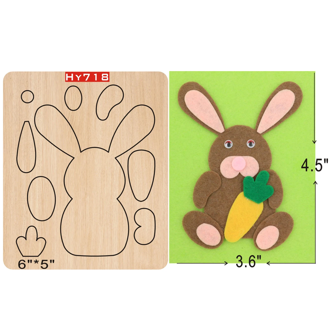 

Rabbit cutting dies 2019 new die cut &wooden dies Suitable for common die cutting machines on the market