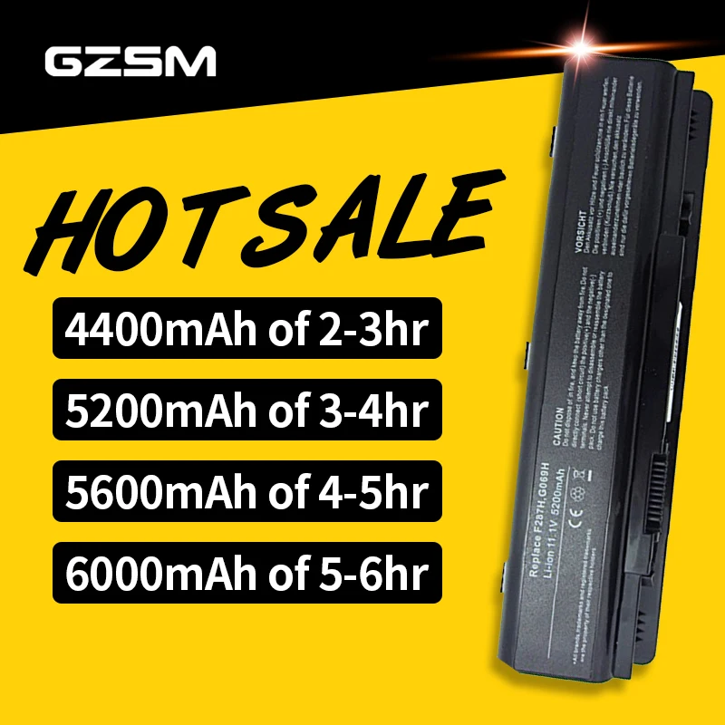 Аккумулятор для ноутбука GZSM Dell 1410 Vostro 1014 1015 1088 A840 A860 A860n 312 0818 451 10673 F286H F287F F287H G069H