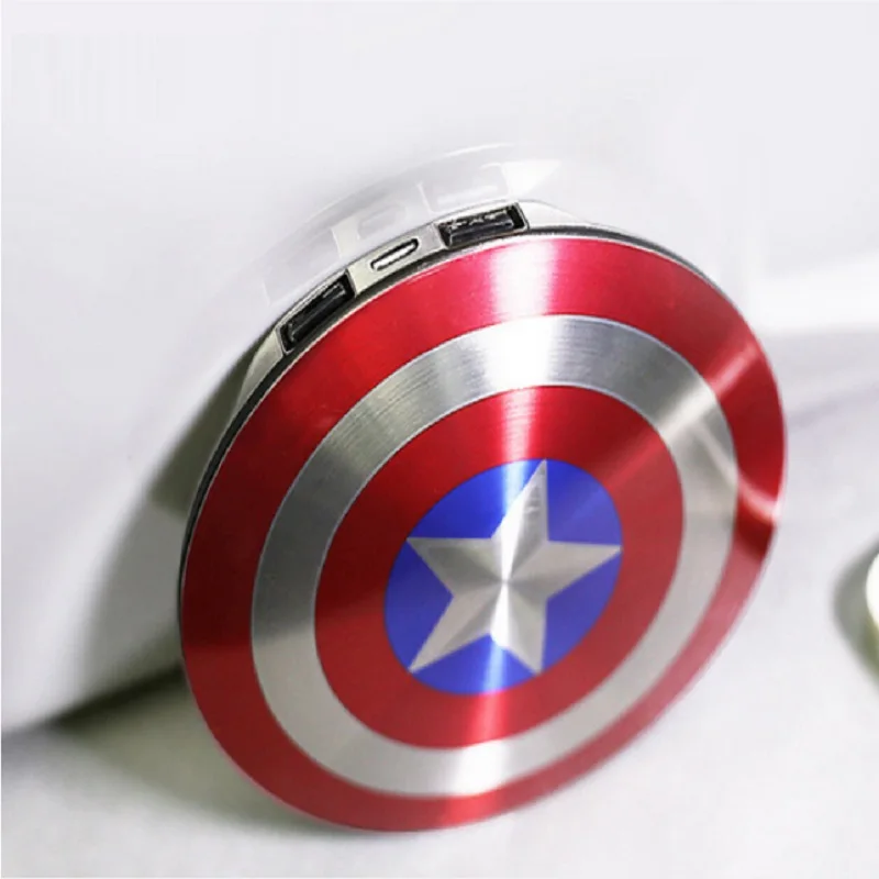 6800 мАч power bank Внешняя Батарея Капитан Америка экранированный USB power bank зарядное устройство для xiaomi mi5 iphone6 6s