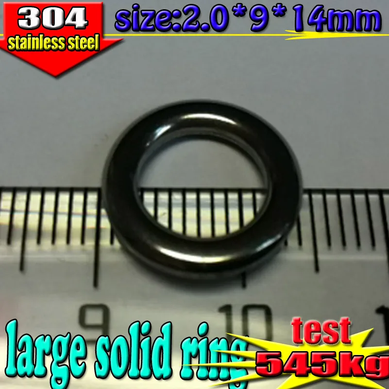 Популярный товар! 2,0 Новое большое твердое кольцо размер 304*9*14 мм Хорошее качество номер 20 шт./лот материал