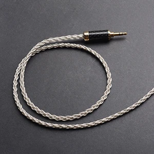 Single crystalsliver OKCSC разъем MMCX обновление кабеля наушников Замена шнура для DIY наушников SHURE SE215 SE315 SE425 SE535 SE846 UE900S - Цвет: Single crystalsliver